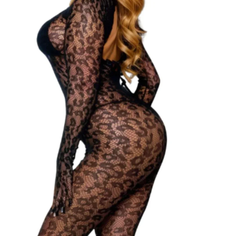 SOLD ON ANOTHER SITE Sexy Black Lace Bodysuit - Picture 4 of 6